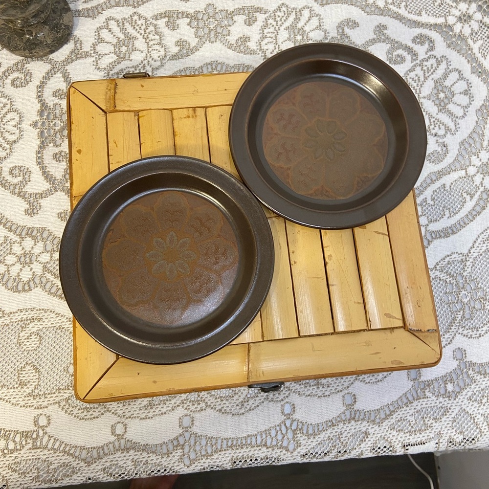 Set of 2 Luncheon Plates Marbella Royal Doulton 10”